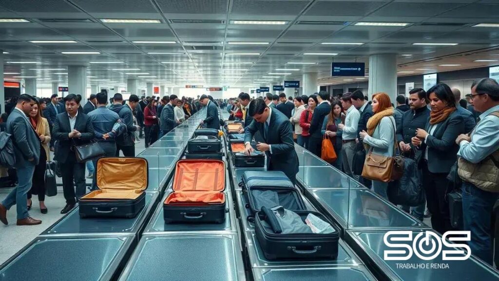 Auditores fiscais fazem operação padrão de bagagens em aeroportos principais