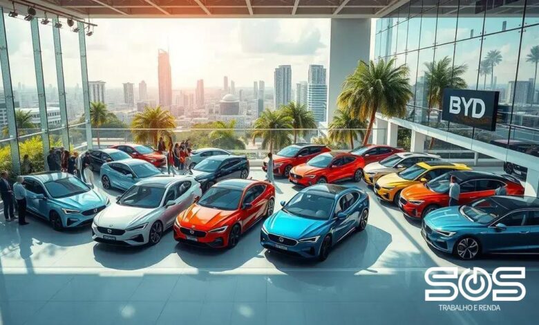 BYD ultrapassa Toyota e é a 4ª maior marca no mercado brasileiro em maio