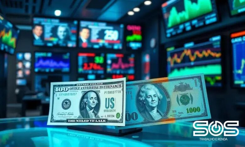 Dólar abre estável com foco nas negociações entre EUA e China e dados econômicos