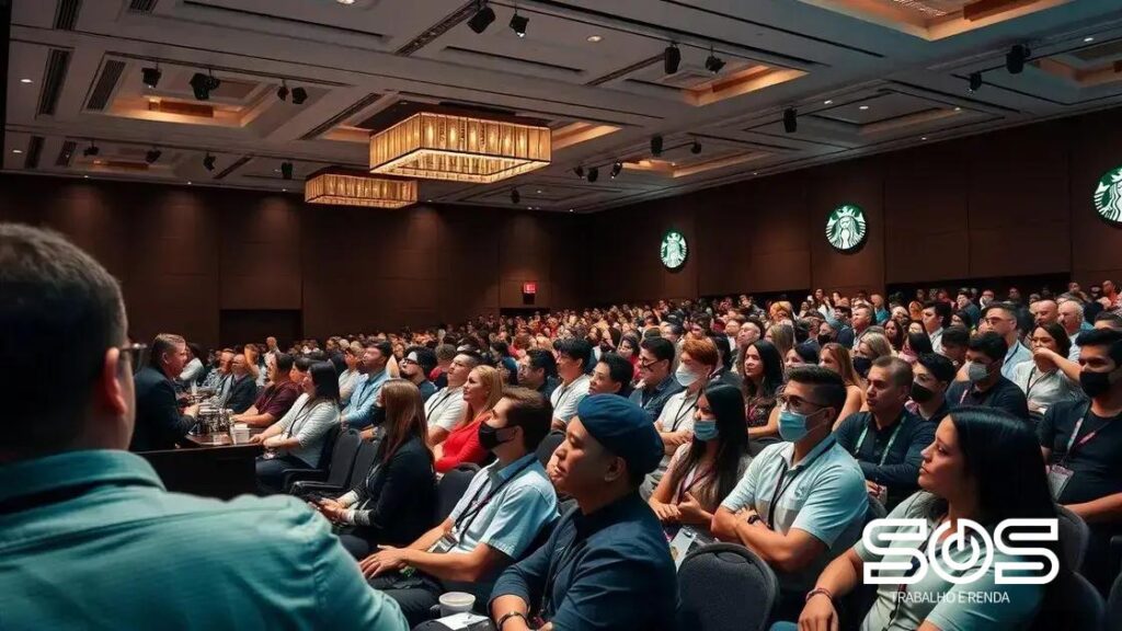 Starbucks reúne 14 mil funcionários para inovação em liderança e serviço